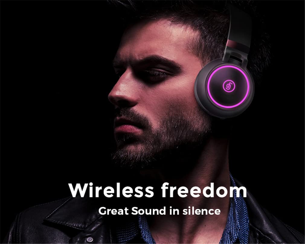 Auriculares Plegables con Bluetooth 5.0, Auriculares con Cable E Inalámbricos En La Oreja/sobre La Oreja con Micrófono, FM, SD/TF, Tiempo De Reproducción De 25 Horas,Blanco