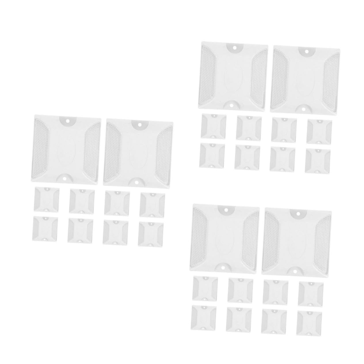 PLAFOPE 3 series Marcadores Reflectantes Reflectores Reflectores De Entrada Para Pavimento Marcadores De Pavimento Para 10 piezas x 3