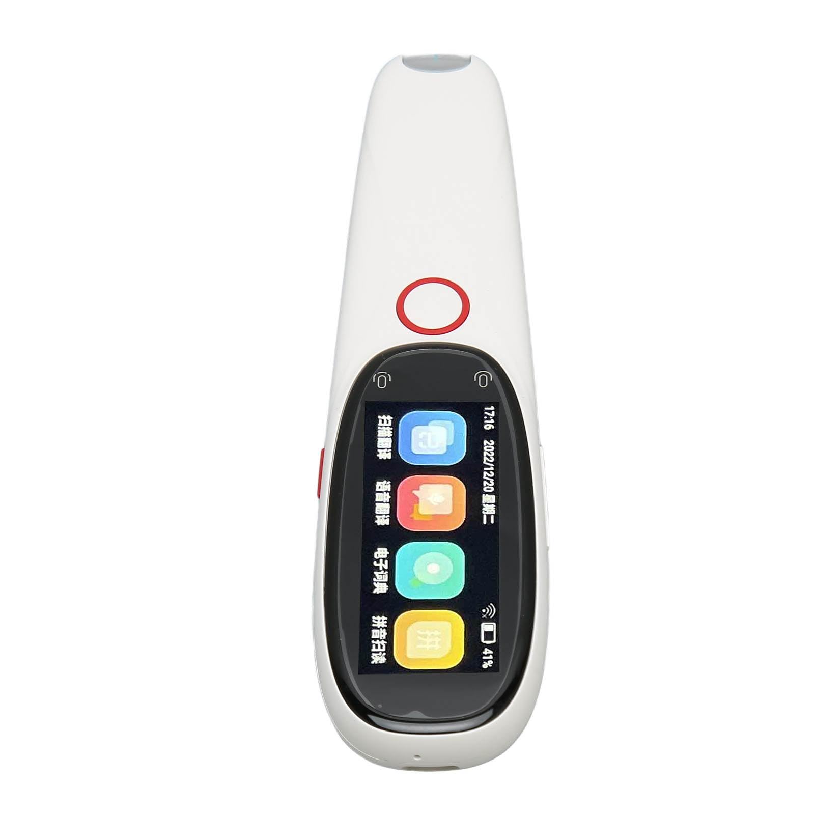 Focket Bolígrafo Escáner, Pantalla Táctil Completa de 3,0 Pulgadas, Dispositivo Traductor de 134 Idiomas, Bolígrafo de Lectura con Conexión Wi Fi para Estudiantes de Negocios