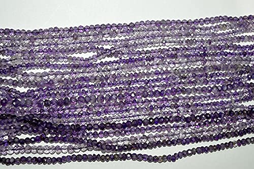 Améthyste perles rondelles naturelles pour fabriquer un bijou personnalisé à offrir en cadeau