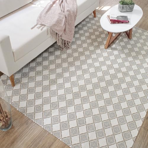 Tapete Sala Apartamento Antiderrapante 1.40m X 2.00m Decoração Te...