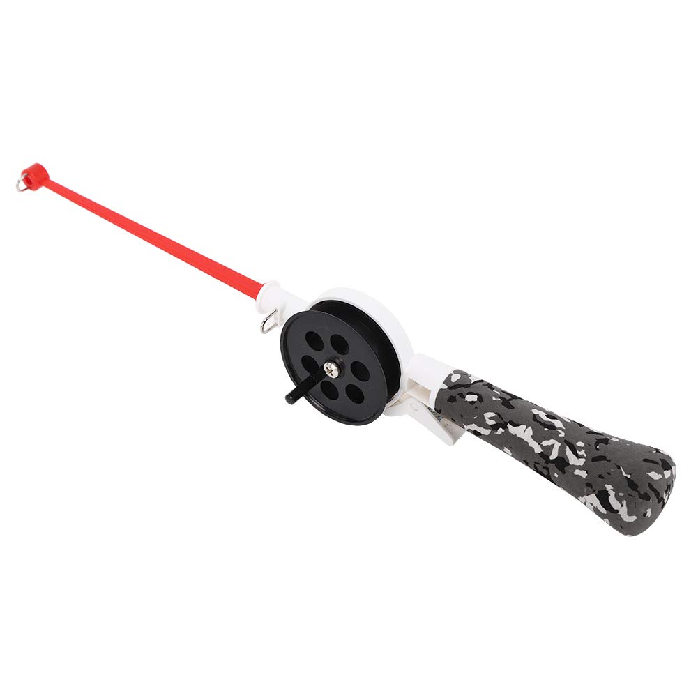 Fockety Ice Fishing Rod, 34cm Length for Kids, Light Power, Ice Fishing Fishing Rod Reel Combo