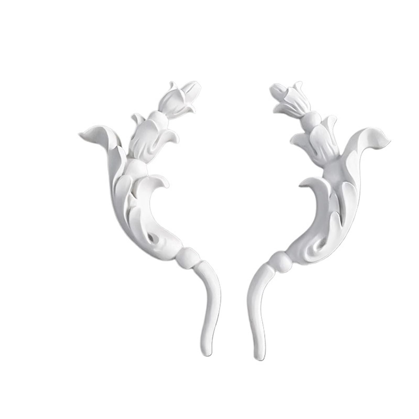 Jtksscs 13.6X6.2x1.2cm Wall Moulding Decorative Appliques Diy Carved Onlay For Bed Door And Onlays For Furniture Cabinet Wardrobe Decoration