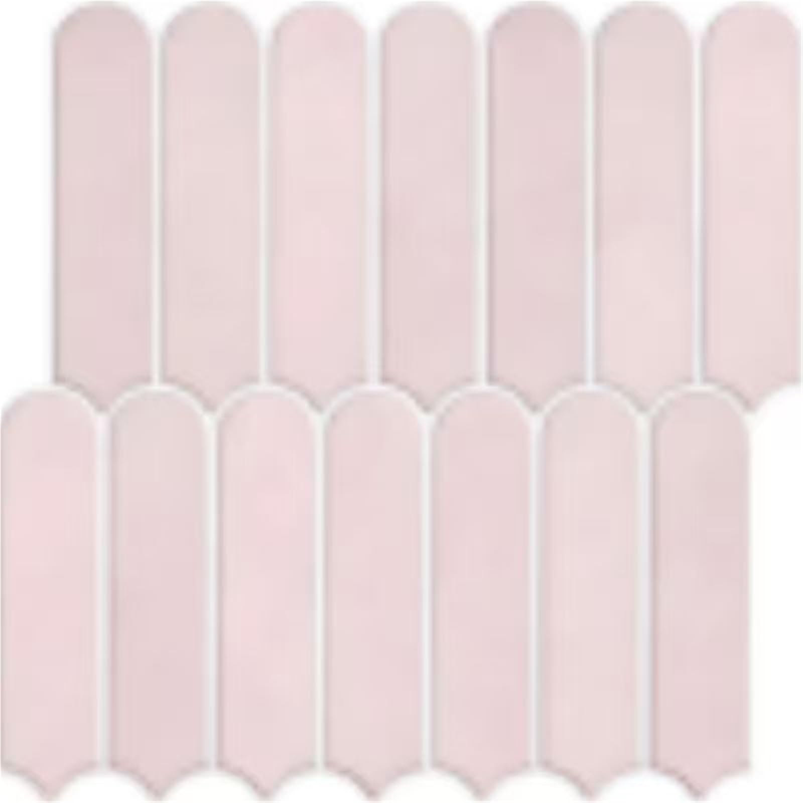 Stick On Tiles 30x30cm Decorative Wall Sticker Tile Stickers Waterproof Matte Water Kitchen Bathroom Living Room Panel Decal(Pink)