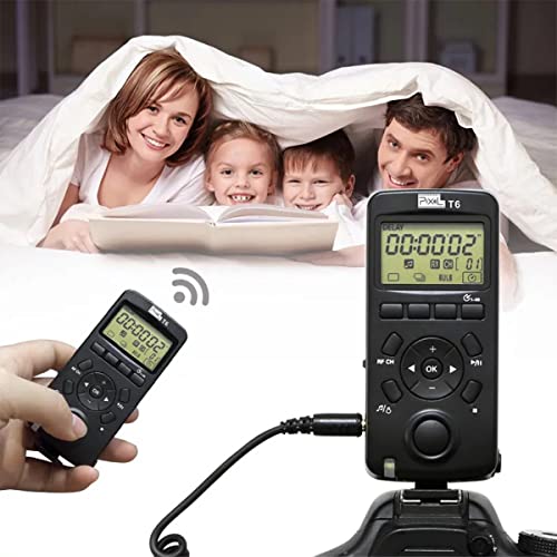 Wireless Shutter Release Comaptible For Canon, Pixel T6-N3/E3 Wireless Remote Control Timer Shutter Release Cable Compatible For Canon Eos R3 R5 R6 R7 1300D 760D 750D 90D 5D Iv Iii 1D 6D Ii 7D #TOP1