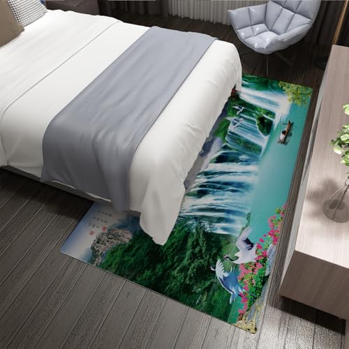 Tapis de salon encre de chine doux et lavable pour sécuriser le sol de votre cuisine - 5