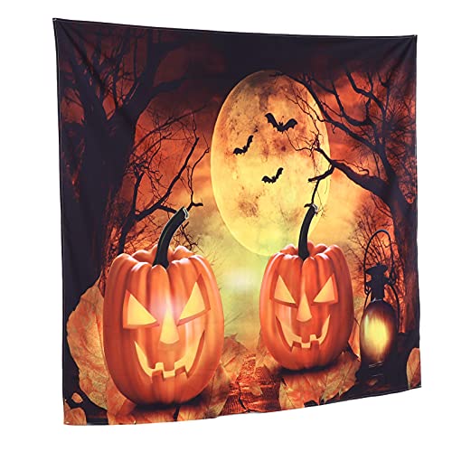 Tapiz de Halloween lavable de 150 * 150cm para decoración rápida de salón