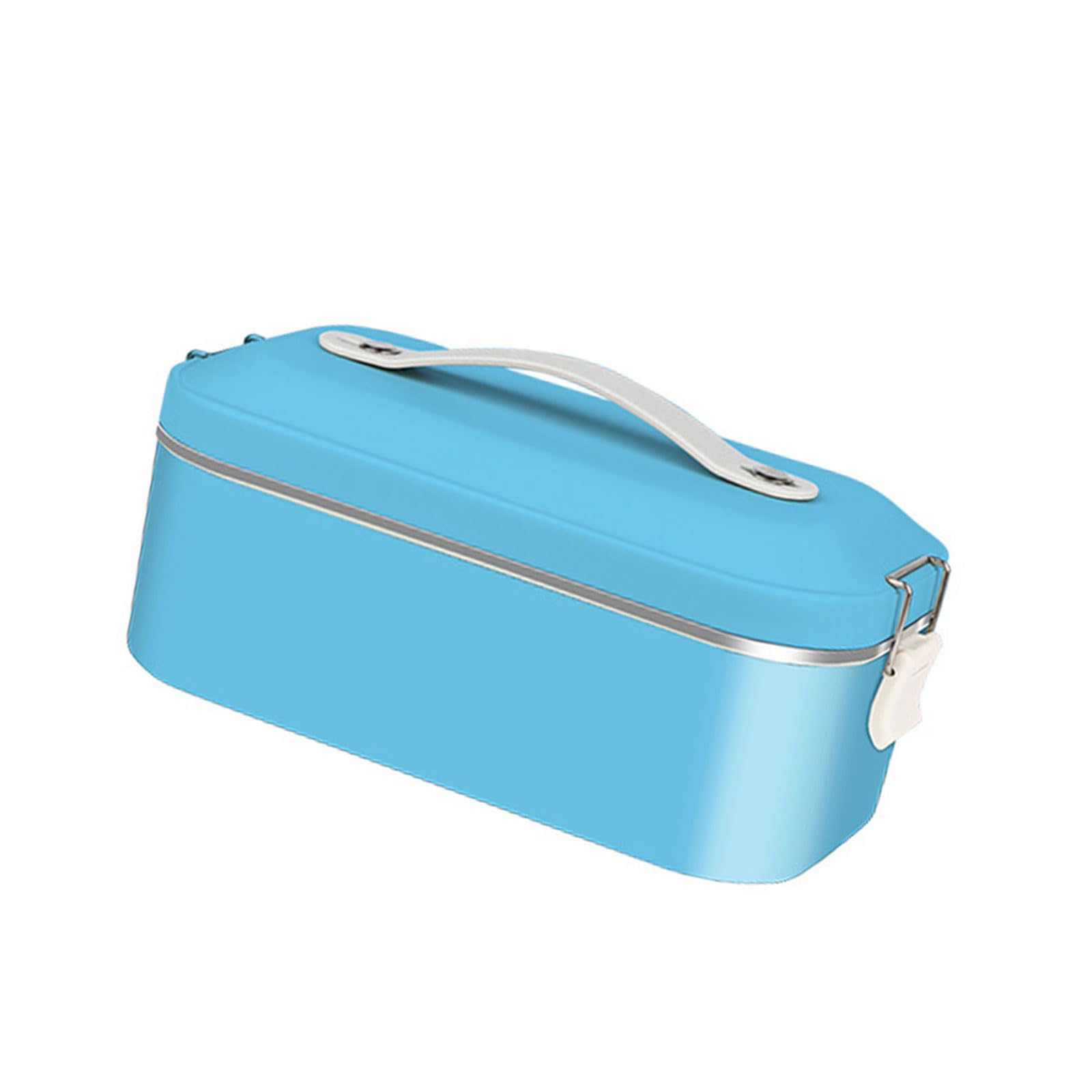 MALSSE 304 Steel Lunch Box Spacious Compartment Temperature Retention Meal Preparation Container for Adults Kids Camping Stainless Steel Bentos Box