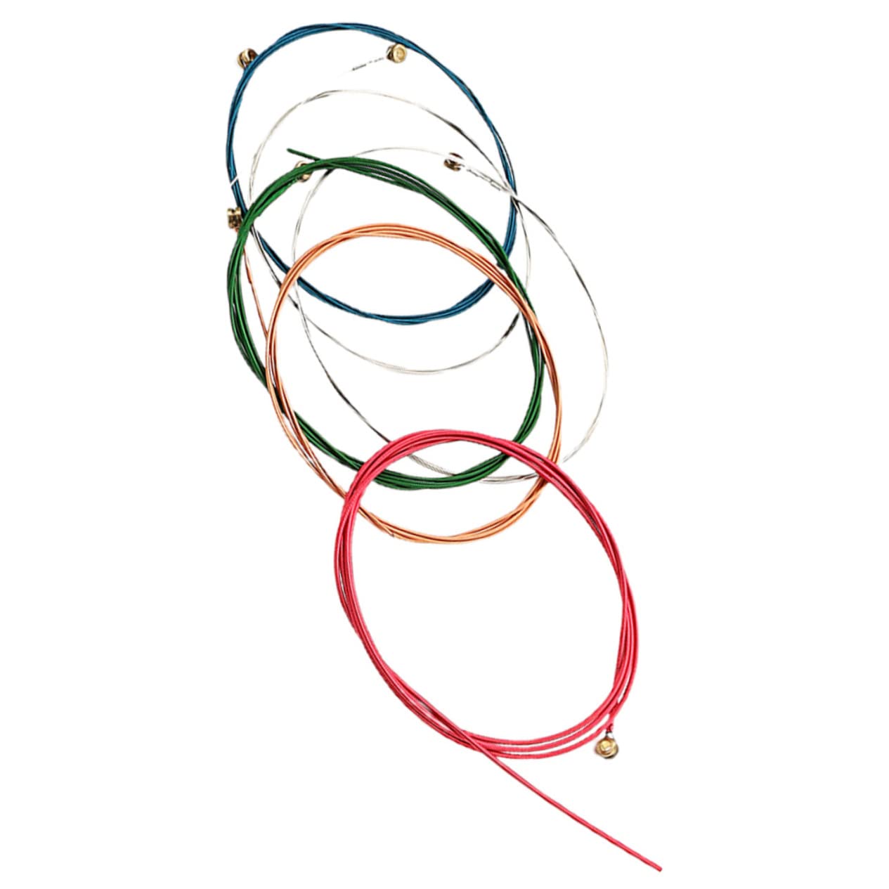 HEMOTON 24pièces De Guitare Acoustique Colorées De Remplacement Acier Et Pour Guitares Folk