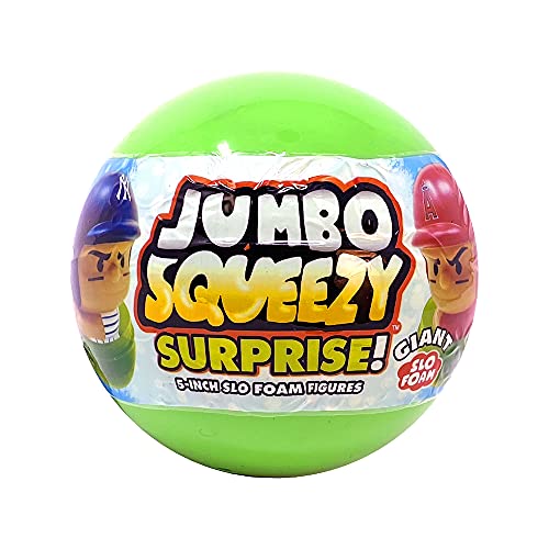 The Party Animal Jumbo Squeezy Surprise! One (1) Giant Capsule SqueezyMates MLB Figure, Multicolor, 5 inch Tall