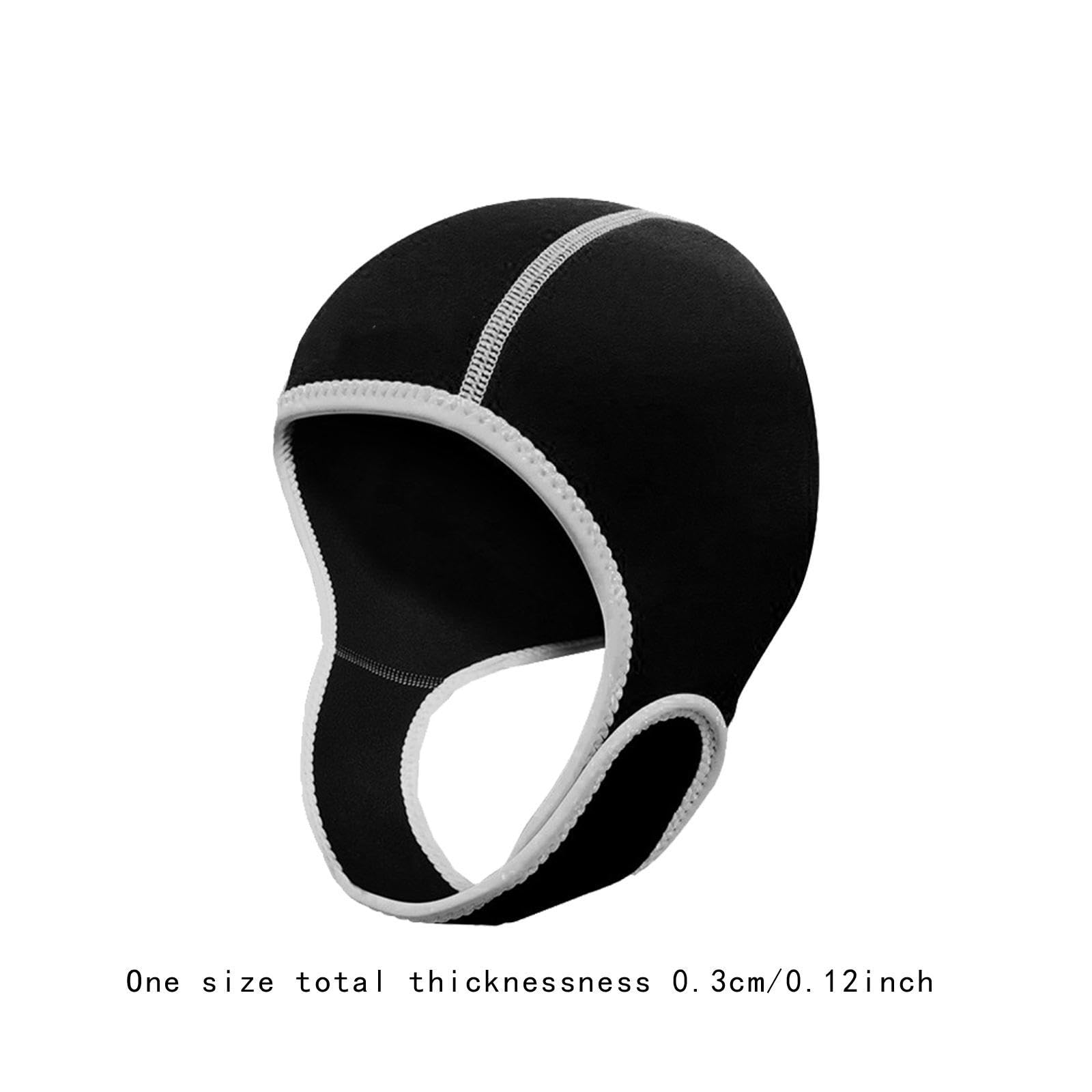 Cappello da Surf con Cappuccio in Neoprene 3mm Impermeabile per Immersioni