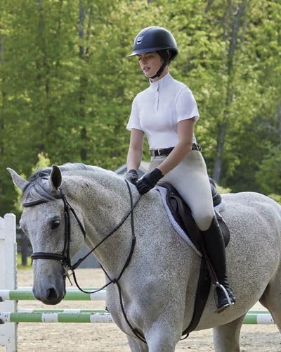 Dover Saddlery Riding Sport Ladies' Equestrian Essential Short Sleeve Show Shirt