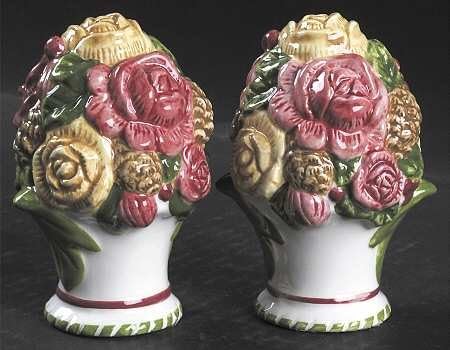 ROYAL ALBERT SEASON OF COLOUR PEPPER/SALT SHAKER SET. ( NEW)