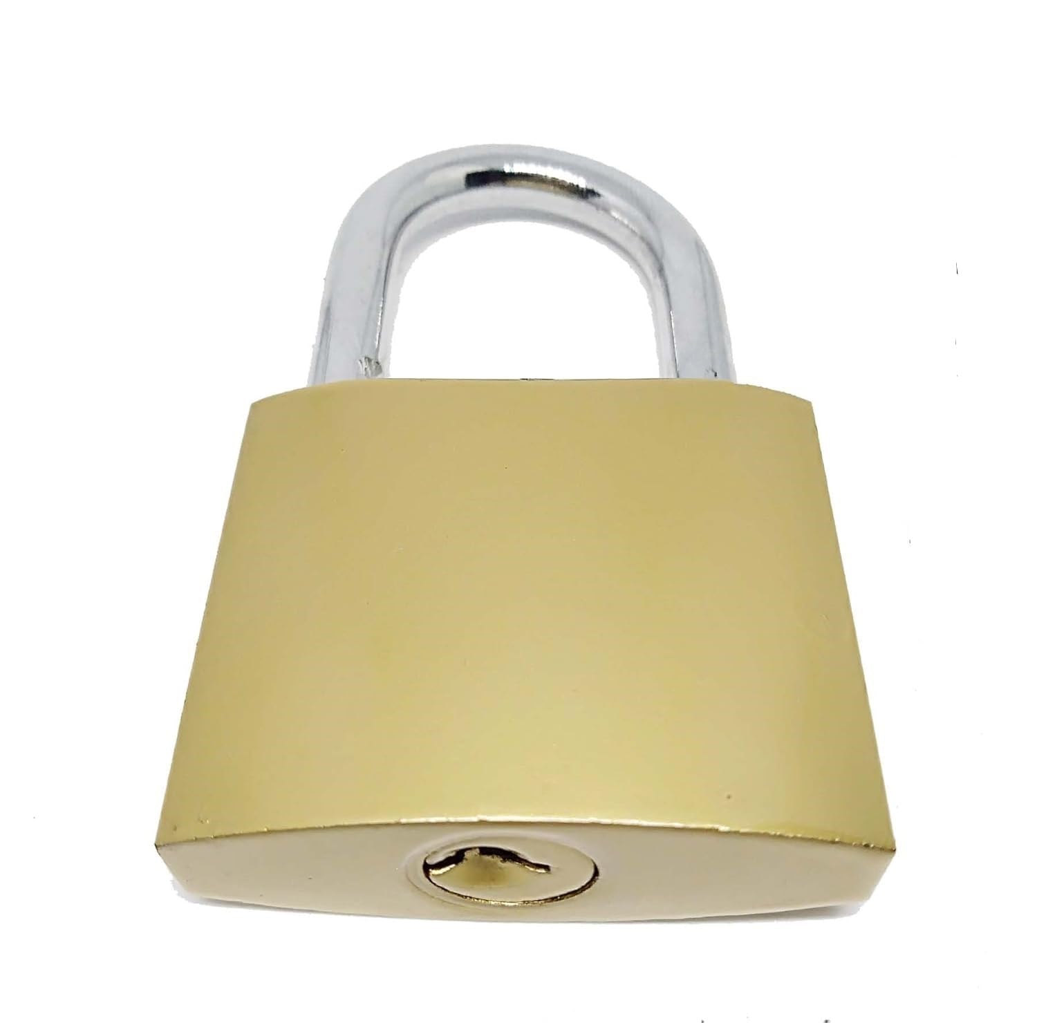 ZEN METALS | 32 mm Padlock with 3 Keys | Pack of 2 | Lock for Main Door, Gate, Shops, Office, | Golden Finish | Pack of 2 | Hardened Shackle Padlock | Heavy Duty — Amazon image 2