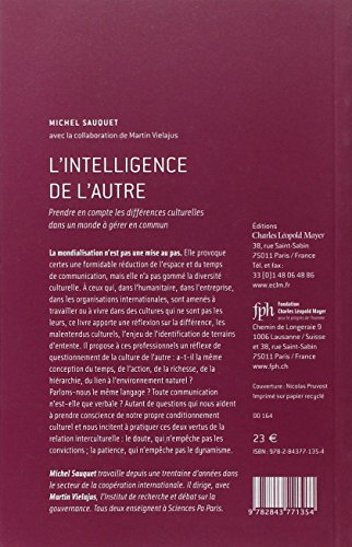 L'Intelligence de l'autre: Prendre en compte les différences culturelles dans un monde à gérer en commun – vue 2