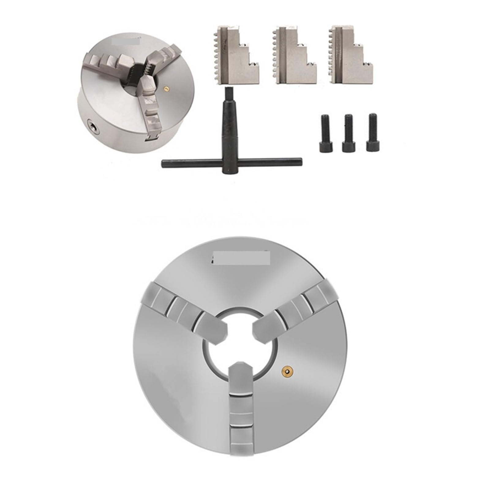 Mandrini autocentranti a Scorrimento in Metallo K11-80 for tornio autocentrante a 3 Griffe da 80 mm for fresatrice di Perforazione