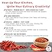 Sichuan Chili Flakes, 1LB (16oz) - Traditional Red Pepper Spices and Szechuan Seasoning for Thai, Korean, Mexican, and Asian Dishes, Authentic Medium Hot Flavor for Kimchi, Pizza, Tacos, or Oils by Amazing Chiles and Spices