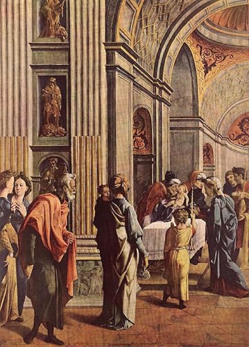 Impression Présentation de Jésus au Temple - Toile murale de qualité supérieure 60x90cm