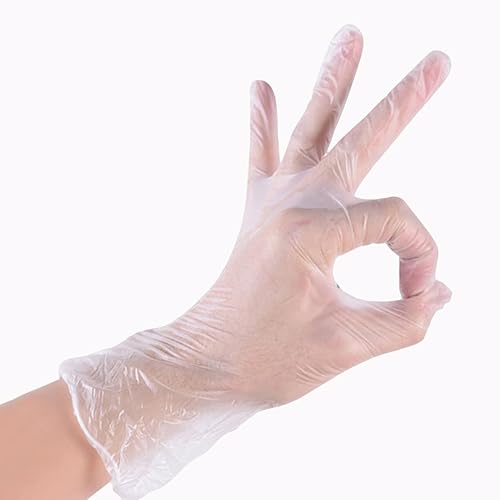 Miniatura 8 de Clear Vinyl Food Safe Disposable Gloves Latex Free Powder Free for Food Prep Handling Cooking Cleaning