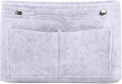 Amor est vitae essentia Purse Organizer Insert for Handbags, Felt Bag organizer with zipper, Handbag & Tote Shaper, For Speedy Neverfull Tote, 3 Sizes