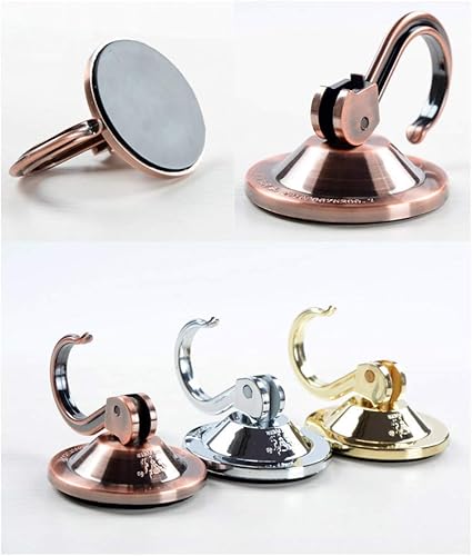 Miniatura 4 de NL HOME Ganchos de corona para puerta o ventana de cristal, paquete de 2 ganchos fuertes con ventosa, color negro