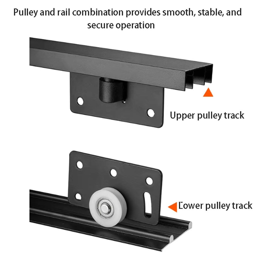 Schiebetürschiene Doppelläufig Aus Aluminium - Für Türblattdicken 15-24mm