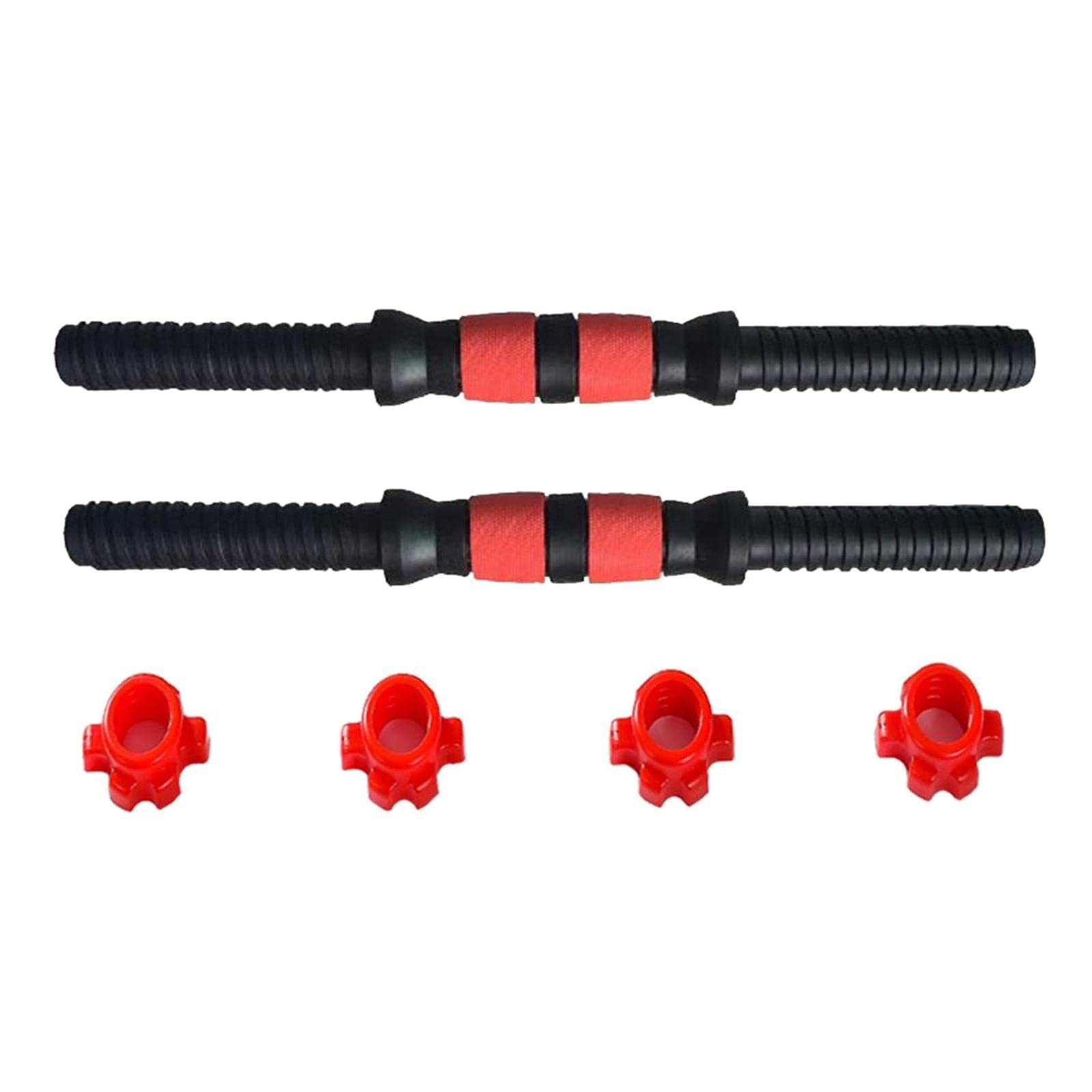 ATORSE Anti-Slip Steel Dumbbell Handle Connect Joint Barbells Bar Collar Lock 50cm-image-9