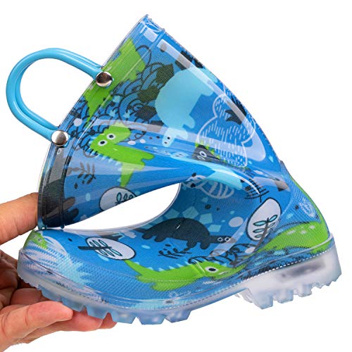 Image of HugRain Light Up Rain Boots for Little Kids