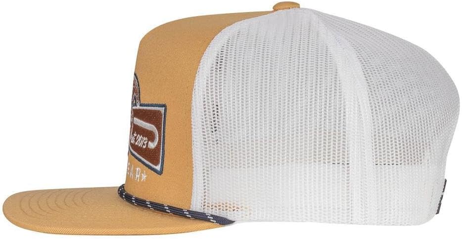 Lazy J Ranch Diamond Banner Classic Rope Trucker Hat - Adjustable Unisex Country Hats, Vintage Trucker Hat, Rope Hat