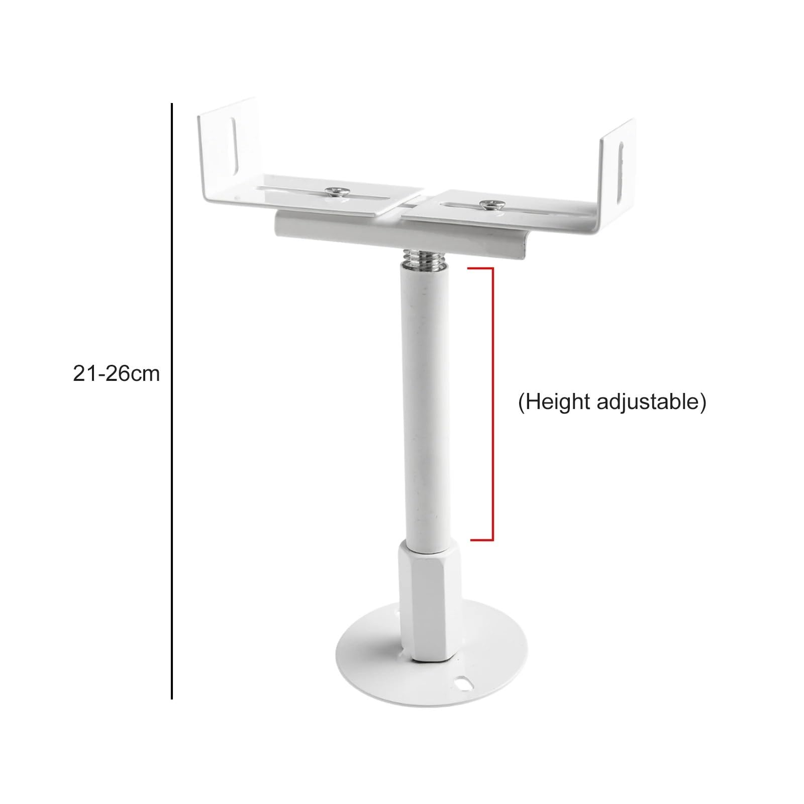 Soportes De Suelo para Radiadores Soporte de radiador Ajustable for Hierro Fundido, Soporte Suelo 11-36cm Altura, Accesorios calefacción por Radiante Aluminio, 2 uds(Adjustable 21-26 cm)