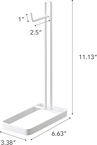 Miniatura 4 de YAMAZAKI Hanger Home Banana Stand  Acero  Cesta de frutas, tamaño único, blanco