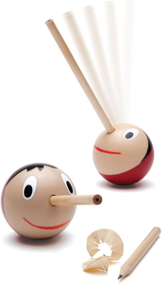 GEPPETO'S Pencil Sharpener and Pencil Holder by Monkey Business