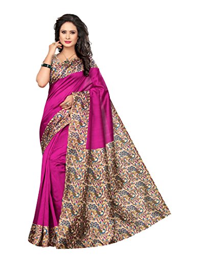 Image of Winza Designer Women Silk saree With Blouse Piece
