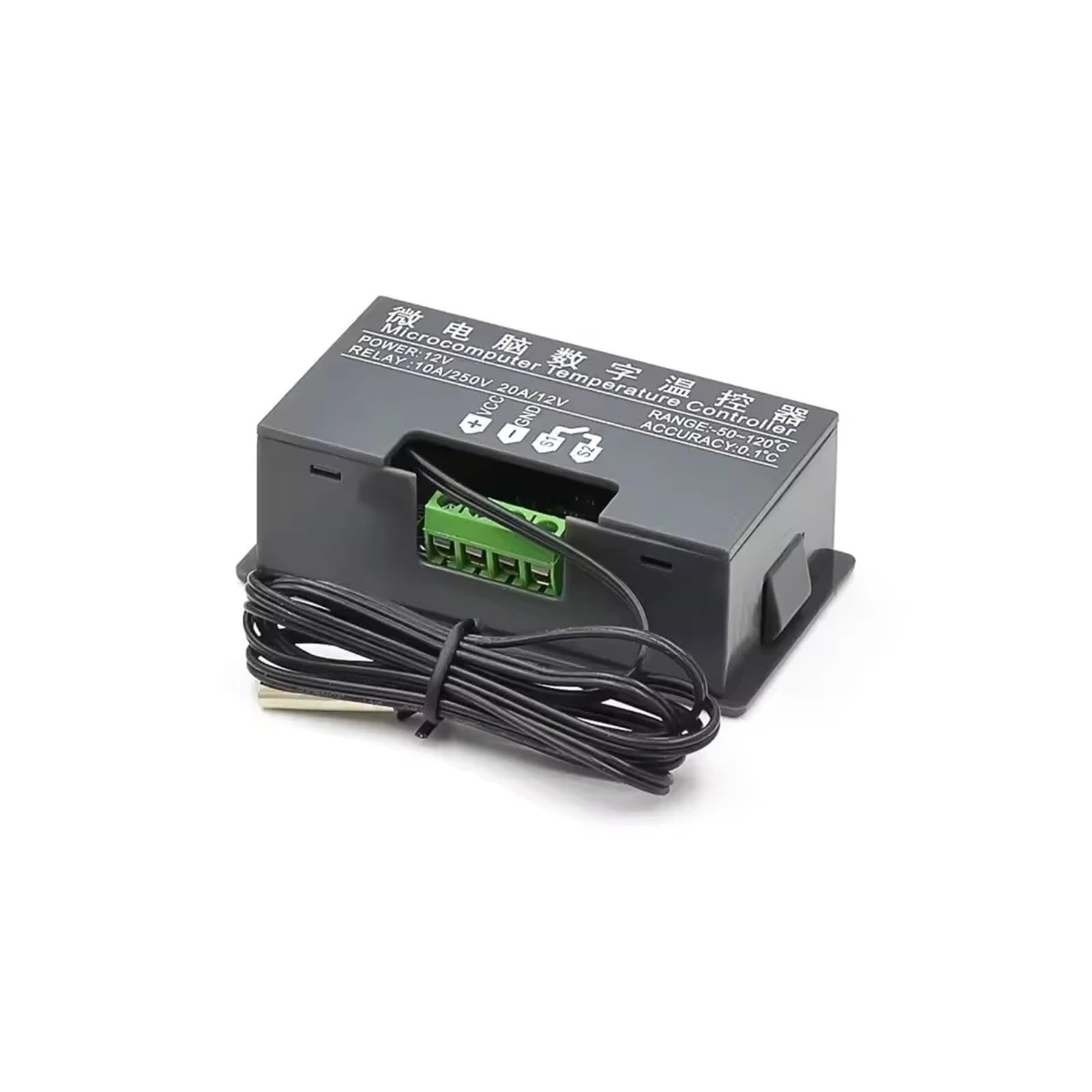 W3230 cyfrowy termostat z wyświetlaczem LED, 12 V, 24 V, AC, 110-220 V, czujnik 20 A, regulacja temperatury z przyrządem do sterowania ogrzewaniem/chłodzeniem