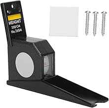 Medição De Altura, 2 Metros De Altura Medidor De Estatura Retrátil Fita Métrica Régua Ferramenta De Medição De Metal Com Placa De Parede(A)