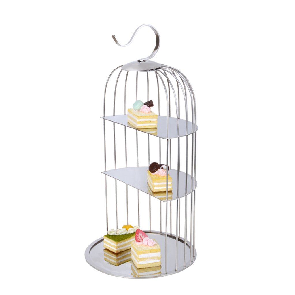 Buy RENJUN Continental Twist Line Bird Cage Snack Stand Creative
