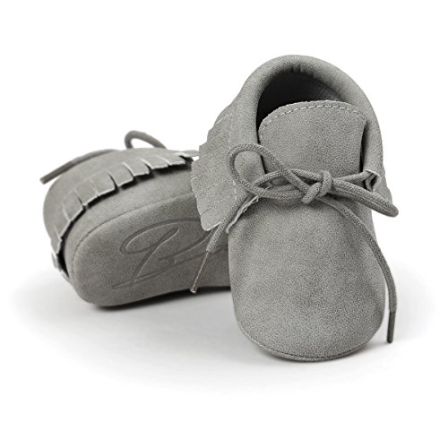 Image of Baby Boys Girls Moccasins Sneakers Soft Sole Tassels Prewalker Anti-Slip Shoes