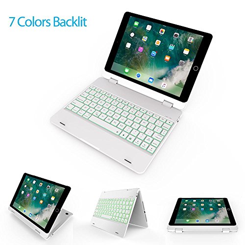 OXOQO - Funda para iPad Air/iPad Pro 9.7/iPad 9.7 (Incluye Carcasa de Aluminio y función de Encendido)