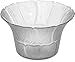CFS 693107 Petal Mist Polycarbonate Bell Bowl, 3.4-Quart Capacity, 9-3/4" Diameter x 5.62" Height, Clear (Case of 4)