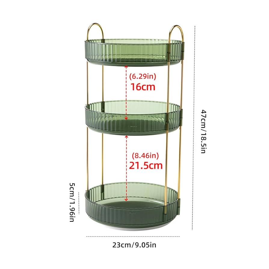 360°回転可能な大容量コスメ収納ボックス - メイクボックス Amazon | 360回転コスメボックス コスメ収納 回転 メイク