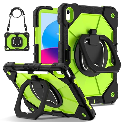 Coque iPad 11 2025 antichoc avec bandoulière pour travailler et voyager partout