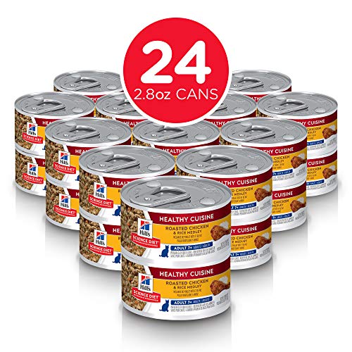 Hill's Science Diet Wet Cat Food, Adult 7+ for Senior Cats, Healthy Cuisine