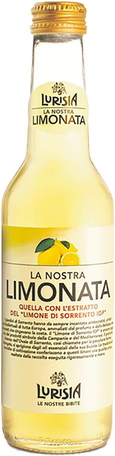 Lurisia La Nostra Limonata, Carbonated Lemon Beverage - 9.3 oz (12 Glass Bottles)