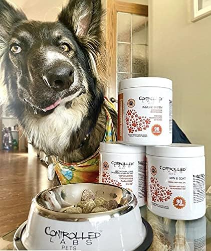 Vista 7 de Controlled Labs Pets Aceite de pescado naranja oximega (90 masticables suaves) Aceite de pescado nórdico para perros para todas las edades