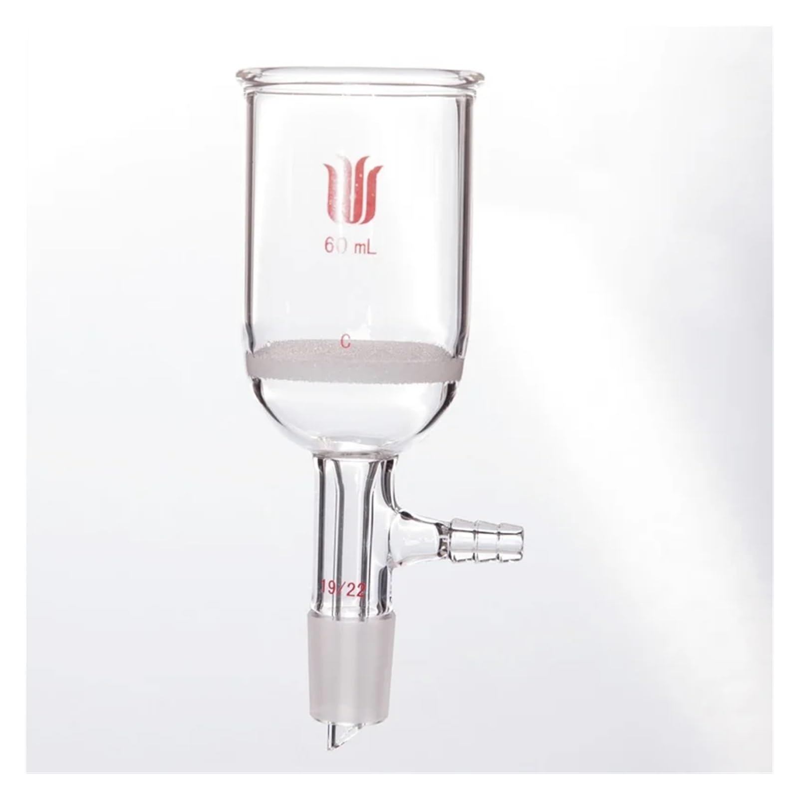 Embudo de núcleo de con Junta de molienda de 15 ml a 150 ml, Junta Inferior 19/22, Embudo de Filtro, Buchner, Junta Interior, F36(F366019C)