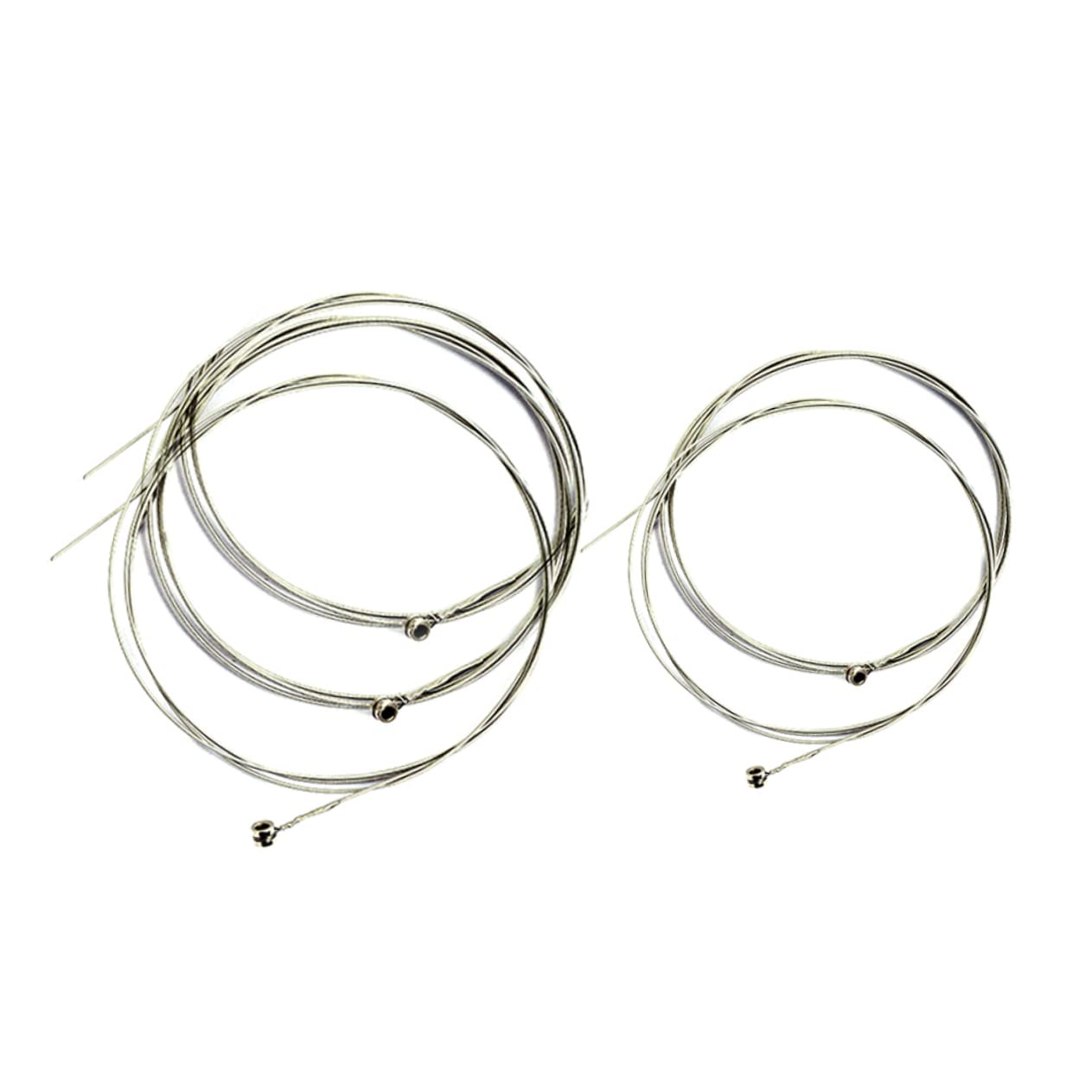 HEMOTON Electric Guitar Strings Set Rich and Warm Tone Non-slip Coating Suitable for Practice Silver U04a