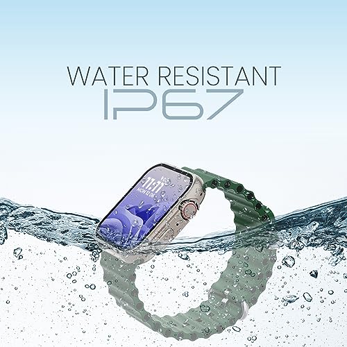 Image of Kratos SW16 Ultra Smartwatch with 1.85 inch Full Touch Display, Bluetooth Calling, Voice Assistant, IP67, 200+ Watch Faces, Multi Sports Modes, Rotating Crown, Metallic Body, Wireless Charging Smart Watch