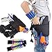 Price comparison product image Pawaca Kids Tactical Waist Leg Holster Bag for Nerf Guns & 2 Dart Wrister Bands Kit for N-strike Elite Series Blaster