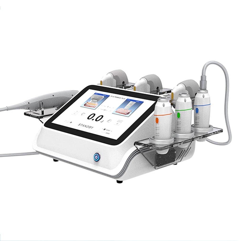 TEmkin2 in 1 7D Hifu Smas Vmax Hifu Face Lifting V Max Skin Tightening, Portable Mini 7D Hifu Anti-Wrinkle Body Fat Reduce Machine