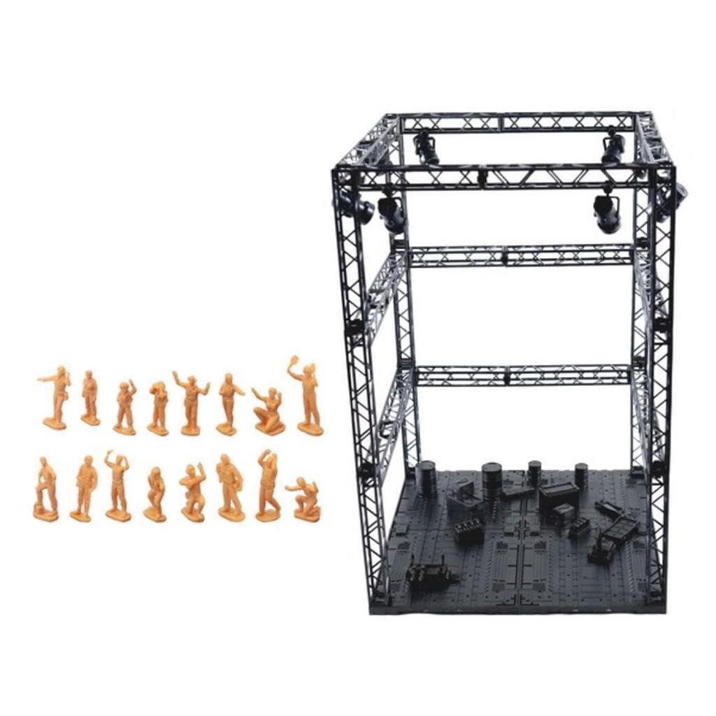 QUXVUIS Stimola la creatività con i kit di base d'azione in Per scala 1/144 adatti agli appassionati di modellismo, kit di modelli staccabili, espositore per